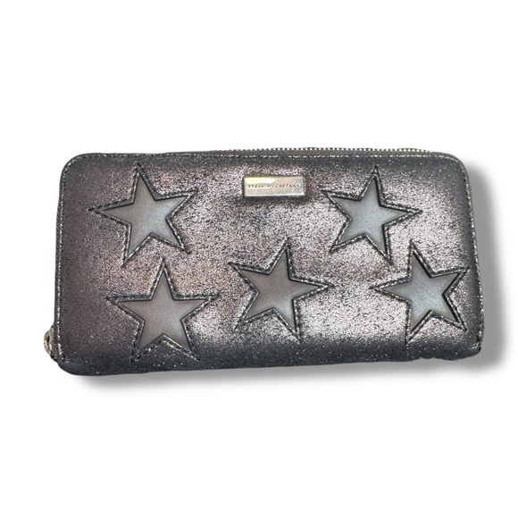 Stella McCartney Handbags - Stella McCartney Metallic Black Star Wallet